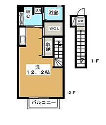 ファミール多摩平 ワンルームの間取図画像