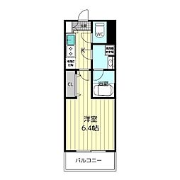 MAXIV東京HN 1Kの間取図画像