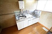 2口ガスコンロ設置可のキッチンです！