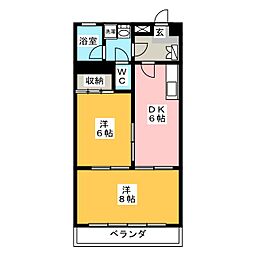 間取図画像 2DK
