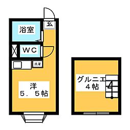フローレンス府中 ワンルームの間取図画像