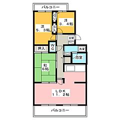 物件の間取り