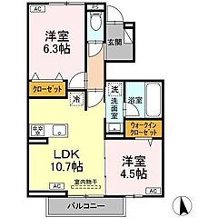 物件の間取り