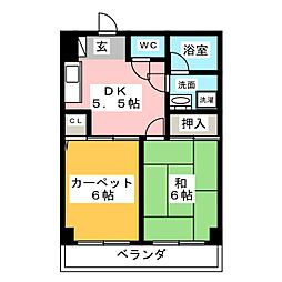 間取図画像 2DK