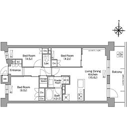 間取図画像 3LDK