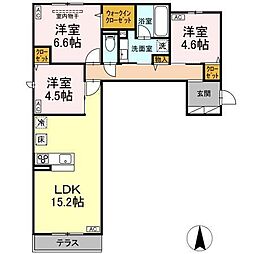 D-comodo小金井貫井北町 3LDKの間取図画像