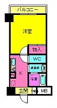 ボーパルテール 206 ｜ 奈良県天理市川原城町（賃貸マンション1K・2階・28.00㎡） その2