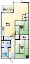 ふじやビル 304 ｜ 奈良県天理市川原城町703（賃貸マンション2LDK・3階・49.60㎡） その2