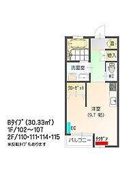 すまいる14番館 ワンルームの間取図画像