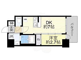 セレニテ新大阪ミラク壱番館  ｜ 大阪府大阪市淀川区西宮原３丁目2番（賃貸マンション1DK・2階・25.50㎡） その2