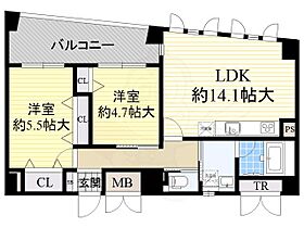 大阪府吹田市江坂町１丁目16番22号（賃貸マンション2LDK・6階・64.56㎡） その2