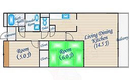 トレ・ビバース上山手公園3 1階