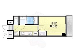 アルティザ江坂 1Kの間取図画像