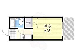 モノード光 1Kの間取図画像