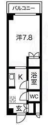 E-Gate 1Kの間取図画像