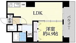 ノルデンタワー新大阪プレミアム 1LDKの間取図画像