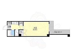 ハシモトエージェンシービル1 1Kの間取図画像