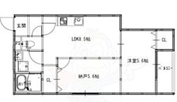 シャンタラム吹田(イタンジ最新) 1LDKの間取図画像