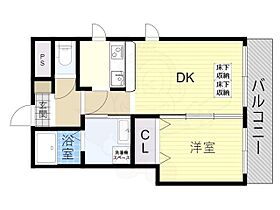 兵庫県尼崎市武庫川町４丁目（賃貸マンション1DK・4階・36.72㎡） その2