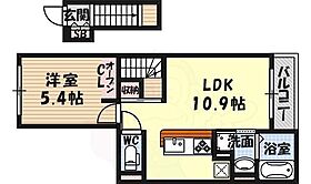 サニーフラット伊丹  ｜ 兵庫県伊丹市北本町３丁目108番（賃貸アパート1LDK・2階・41.29㎡） その2