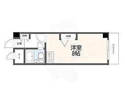 ロイヤルハイツつかしん ワンルームの間取図画像