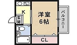 間取図画像 1K