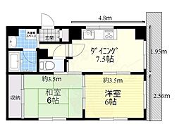 Forest伊丹の間取図画像