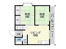 ハイツ中山の間取図画像
