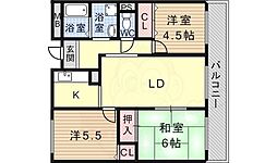 ラド・デル・リオ 3LDKの間取図画像