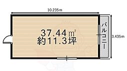 DS伊丹ビル ワンルームの間取図画像