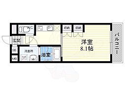 宮ヶ池 1Kの間取図画像