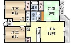 プラザファミール 3LDKの間取図画像