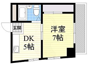 大阪府大阪市東淀川区東中島１丁目12番7号（賃貸マンション1DK・2階・25.04㎡） その2