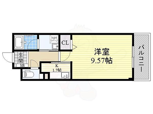 大阪府豊中市浜１丁目(賃貸マンション1K・1階・30.06㎡)の写真 その2