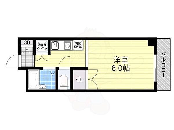 ラファイン江坂 704｜大阪府吹田市江坂町２丁目(賃貸マンション1K・7階・26.00㎡)の写真 その2