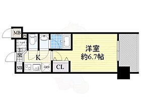 大阪府大阪市淀川区西宮原３丁目2番25号（賃貸マンション1K・13階・21.60㎡） その2