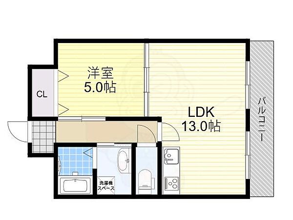 サンキライフ白遥 107｜大阪府大阪市淀川区木川東２丁目(賃貸マンション1LDK・1階・39.60㎡)の写真 その2