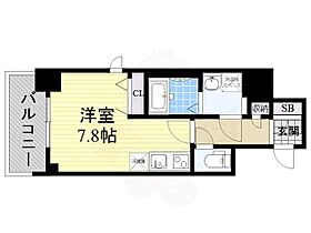 大阪府吹田市豊津町1番8号（賃貸マンション1R・15階・26.42㎡） その2