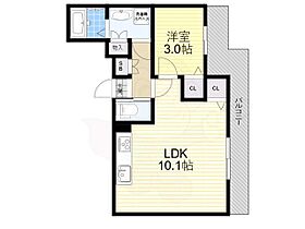 Parks吹田  ｜ 大阪府吹田市高城町（賃貸アパート1LDK・1階・33.85㎡） その2