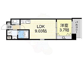 大阪府吹田市南金田１丁目（賃貸マンション1LDK・8階・30.00㎡） その2