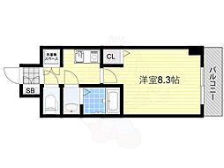 SURFISLANDMONALISA 1Kの間取図画像