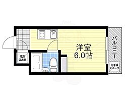 メゾン・ド・ソアレ ワンルームの間取図画像
