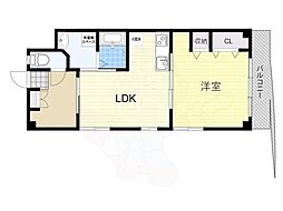 メゾン・オ・ミディ 1LDKの間取図画像