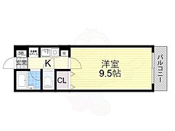 メゾン・ド・スピカ 1Kの間取図画像