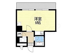 サンビラ東三国 ワンルームの間取図画像