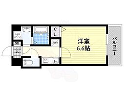 Sレジデンス新大阪リデンテ 1Kの間取図画像