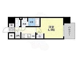 ファーストフィオーレ十三エリオ 1Kの間取図画像