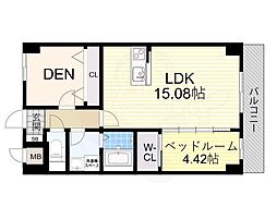 豊中市三和町1丁目マンション 1SLDKの間取図画像