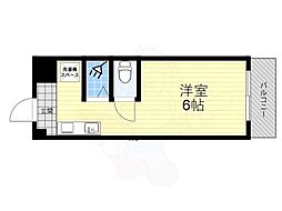 上新ビル7 ワンルームの間取図画像