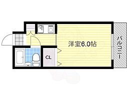 春日ハイツ 1Kの間取図画像
